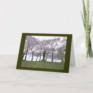 Carte Lanterne japonaise au Washington DC de bassin de