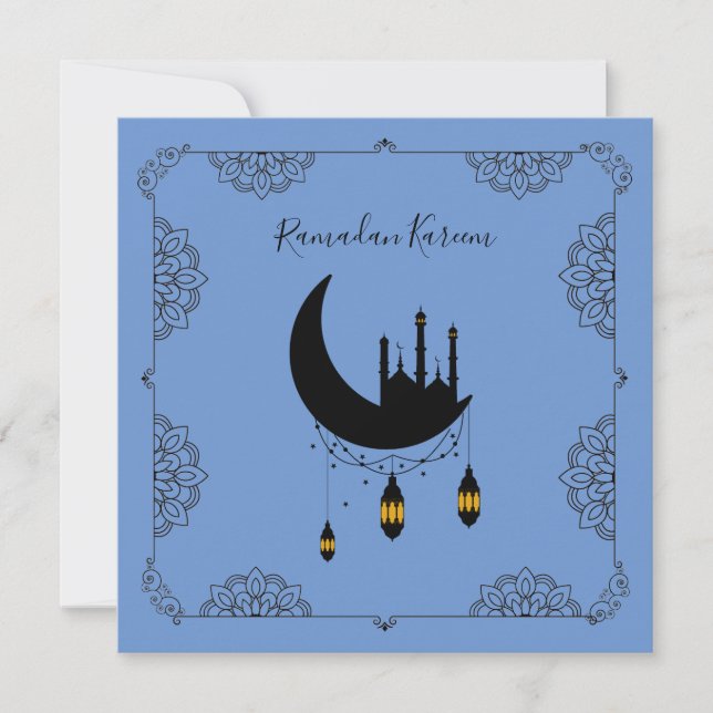 Carte Lanternes de la Mosquée du Ramadan (Devant)