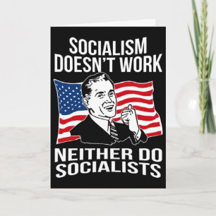 Carte L'anti-socialisme ne fonctionne pas socialistes ca