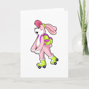 Carte Lapin avec roulettes