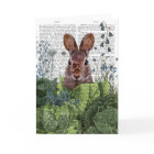 Lapin dans une patte de chou