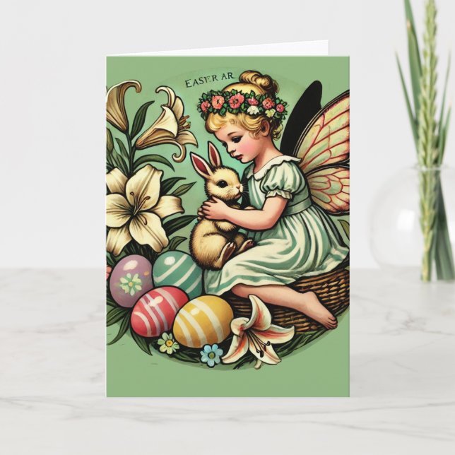Carte Lapin de Pâques (Devant)