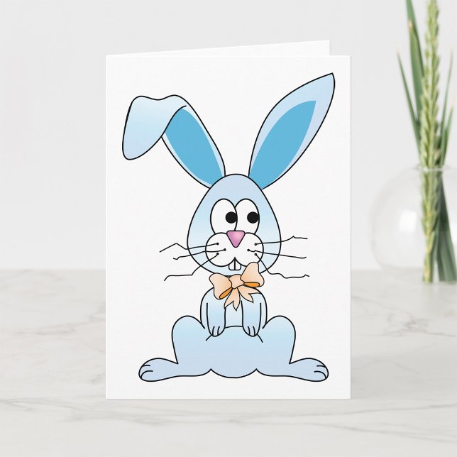 Carte Lapin De Pâques Avec Cravate De Bow (Créateur téléchargé)
