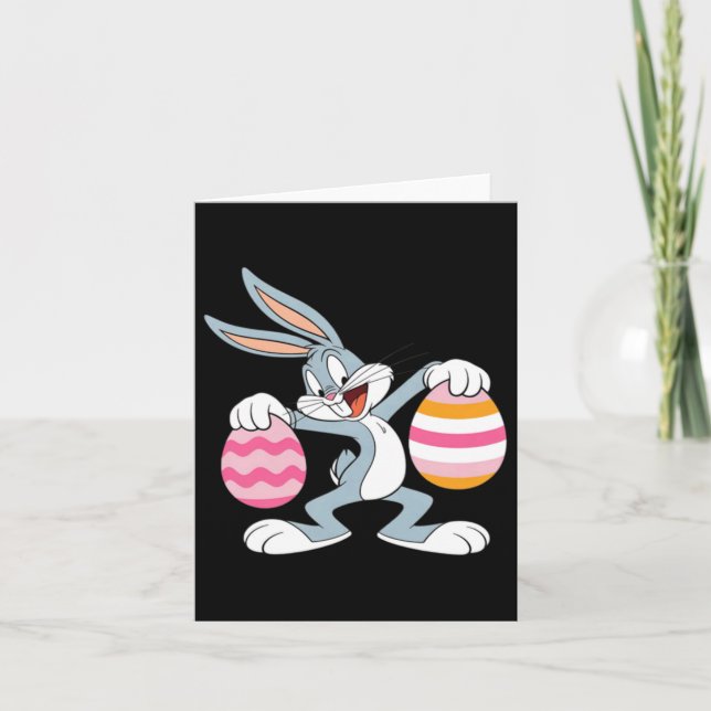 Carte Lapin de Pâques Dabbing (Devant)