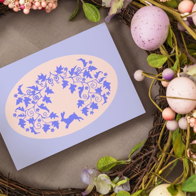 Carte Lapin de Pâques heureux  (Créateur téléchargé)