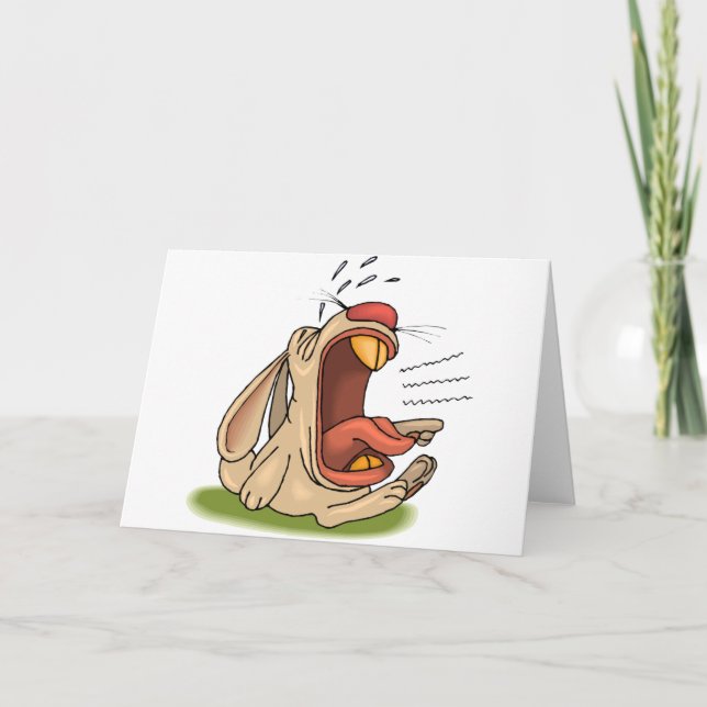 Carte Lapin Pleurant (Devant)