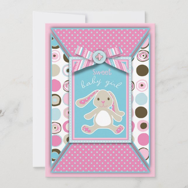 Carte lapin sucré 2 (Devant)