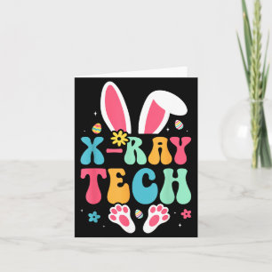 Carte Lapin technicien en radiographie de Pâques