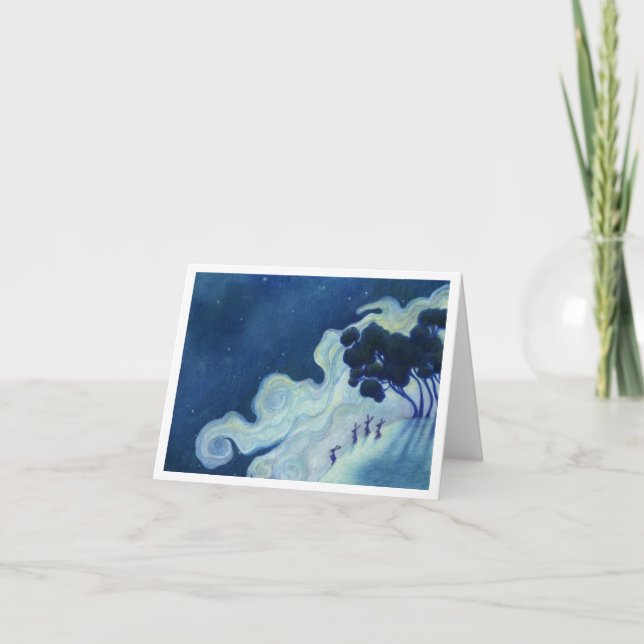 Carte Lapins sur la Lune (Devant)