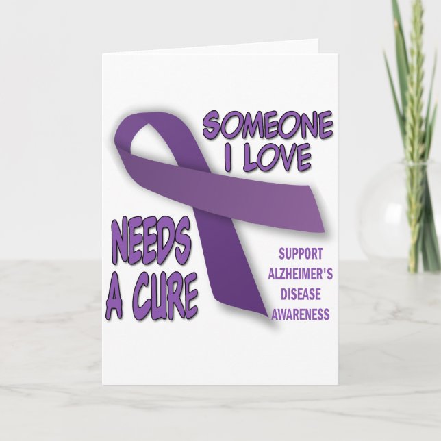 Carte L'appui d'Alzheimer (Devant)
