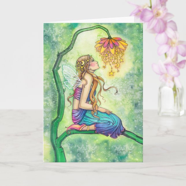 Carte L'Aquarelle Dreamer Flower Art (Orchidée)