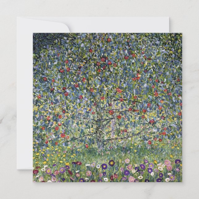 Carte L'arbre aux pommes (par Gustav Klimt) (Devant)