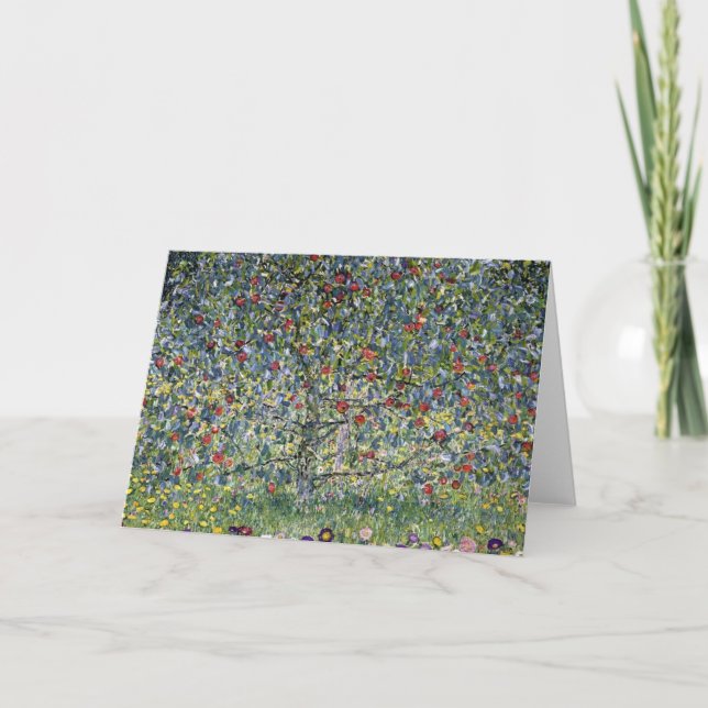 Carte L'arbre aux pommes (par Gustav Klimt) (Devant)