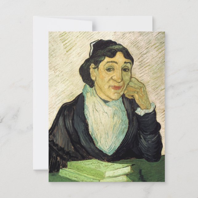 Carte L'Arlesienne (Madame Ginoux) par Vincent van Gogh (Devant)