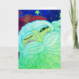 Carte L'art Abstrait du Père Noël