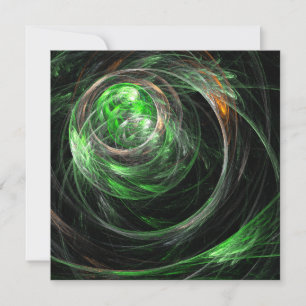 Carte L'art Abstrait vert du monde entier