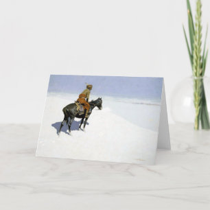Carte L'art occidental de Frederic Remington “L'éclaireu