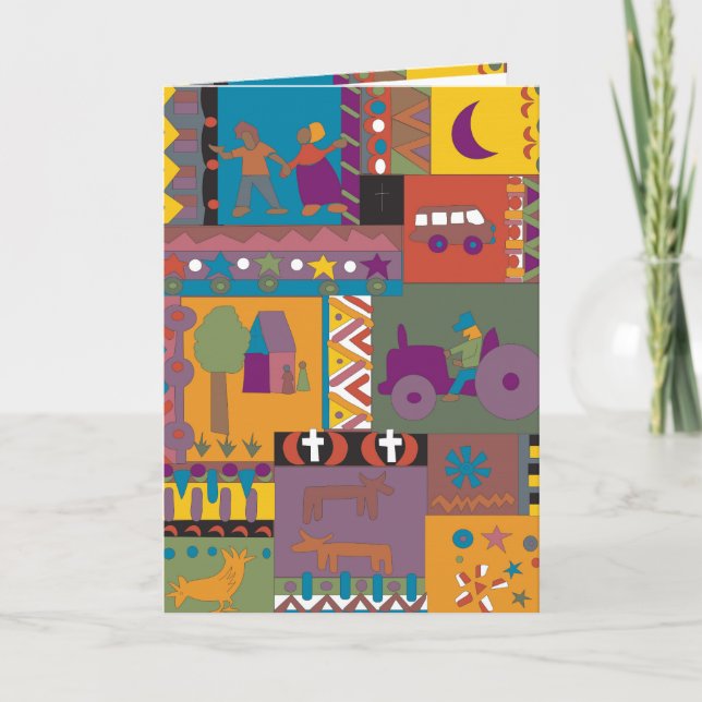 Carte L'art tribal inspiré par l'Afrique (Devant)