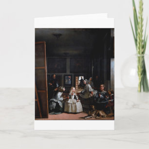 Carte Las Meninas, les domestiques d'honneur, Diego Vela