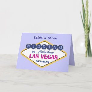 Carte Las Vegas - mariage