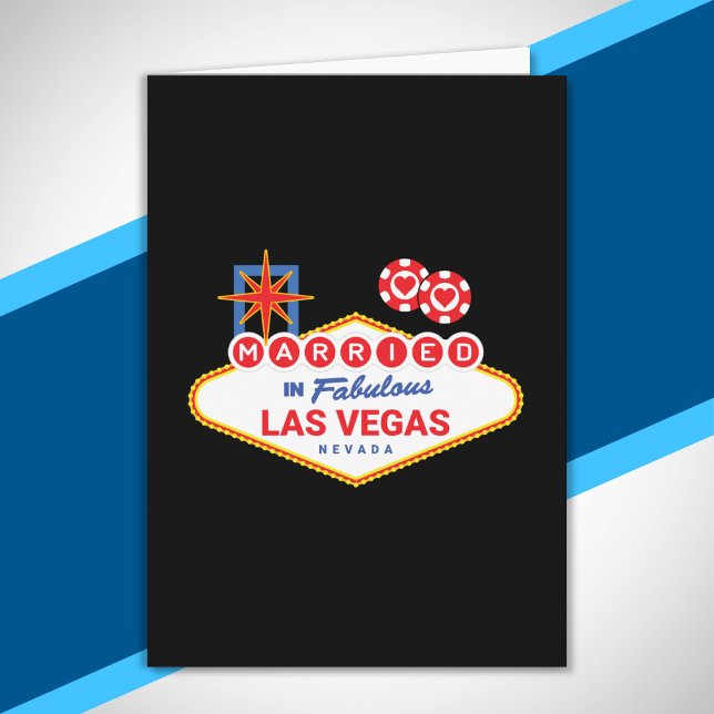 Carte Las Vegas Mariage - Couple marié à Las Vegas (Créateur téléchargé)