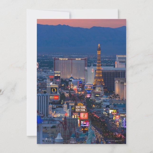 Carte Las Vegas Strip (Devant)