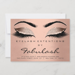 Carte Lashes Prolongation Instructions pour les soins po