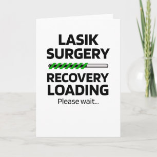 Carte Lasik Chirurgie Récupération Drôle Cadeau