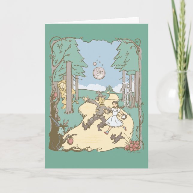 Carte L'Assistant D'Oz™ | Storbook Yellow Brick Road (Devant)