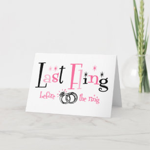 Carte Last Fling Before