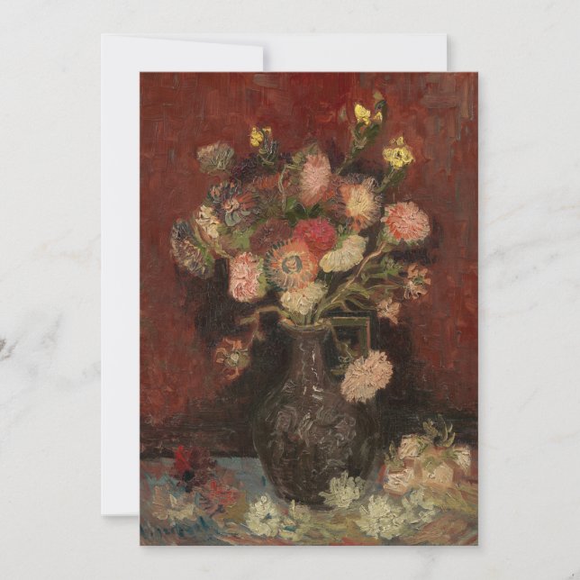 Carte L'aster chinois et le gladioli | Vincent van Gogh (Devant)