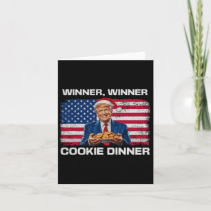 Carte Lauréat du dîner Cookie Dinner Funny Trump 2024 47