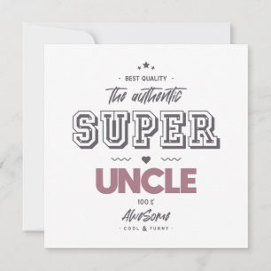 Carte L'authentique grand oncle