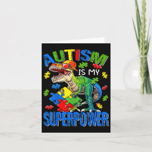 Carte L'autisme est ma superpuissance Sensibilisation su