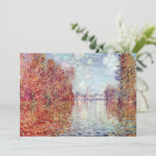 Carte L'automne à Argenteuil par Claude Monet