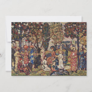 Carte L'automne par Maurice Prendergast, Vintage Fine Ar