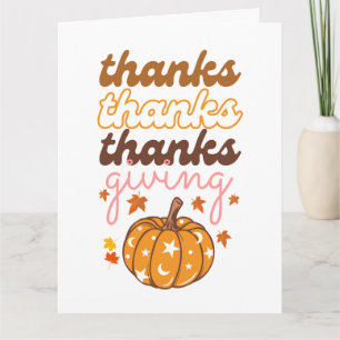 Carte L'automne quitte Super Citrouille vacances Thanksg