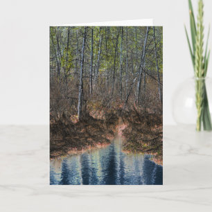 Carte "L'autre côté" Numériquement Edited Forest et Pond