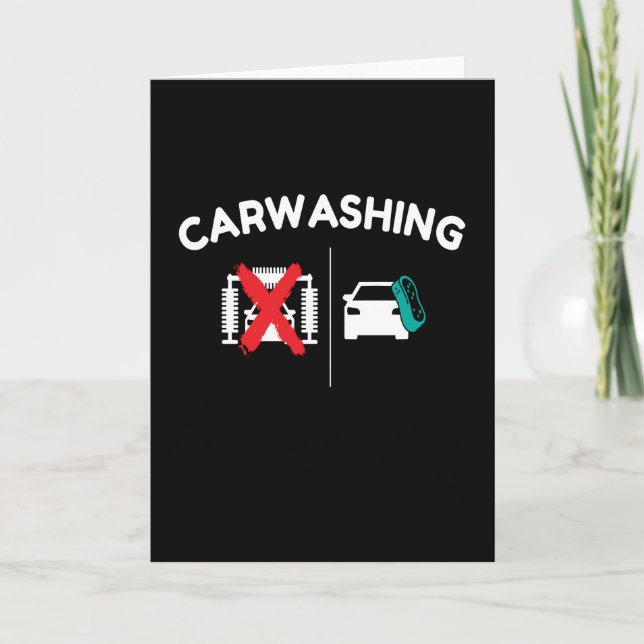 Carte Lavage de la voiture Voitures Tuner Tuner (Devant)
