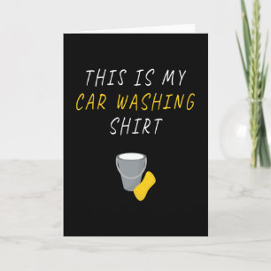 Carte Lave-voiture Chemise Voitures Tuner d'entretien de