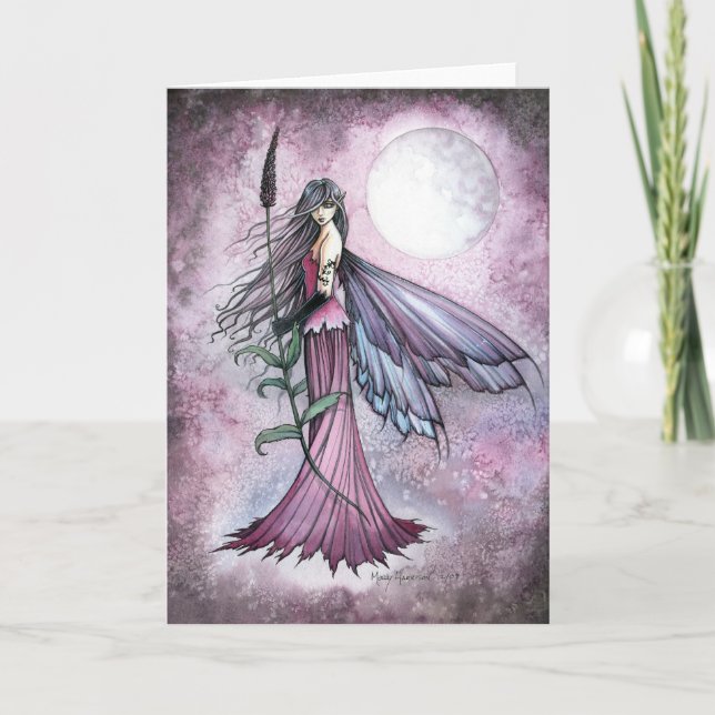 Carte Lavender Moon Mystical Imaginaire Fairy Art (Devant)