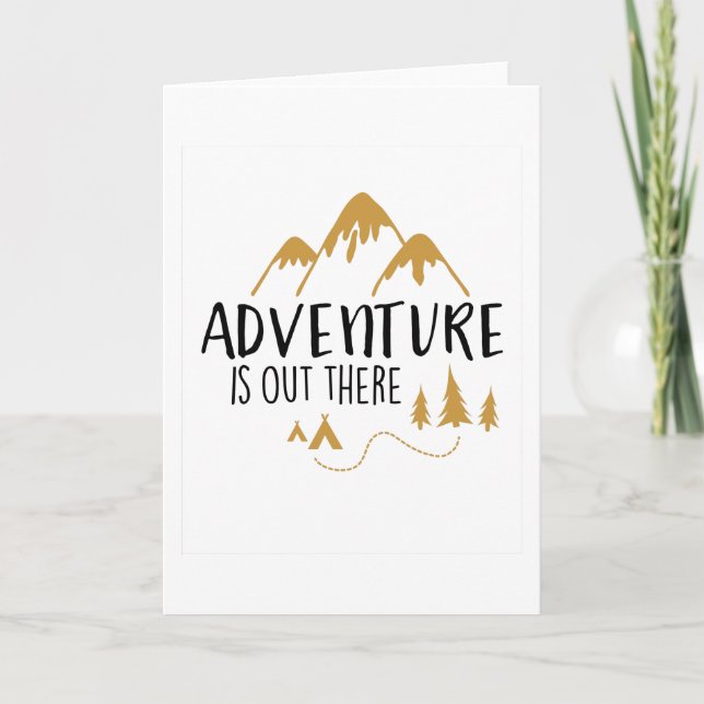 Carte L'aventure est là (Devant)