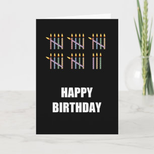 Carte Le 28e anniversaire des Candles