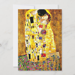 Carte Le baiser de Gustav Klimt