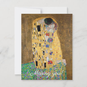 Carte Le Baiser de Gustav Klimt Vous manque