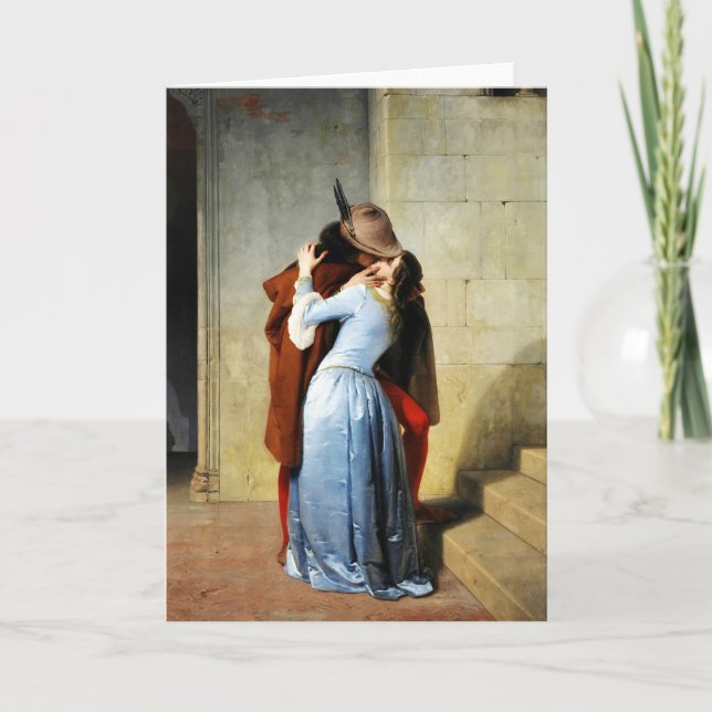 Carte Le Baiser - Francesco Hayez Il Bacio  (Devant)