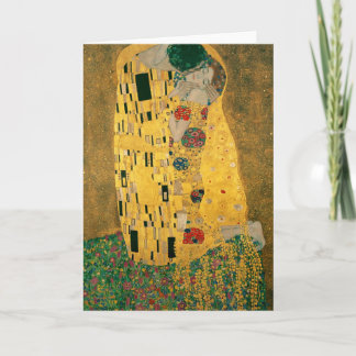 Carte Le Baiser - Gustav Klimt