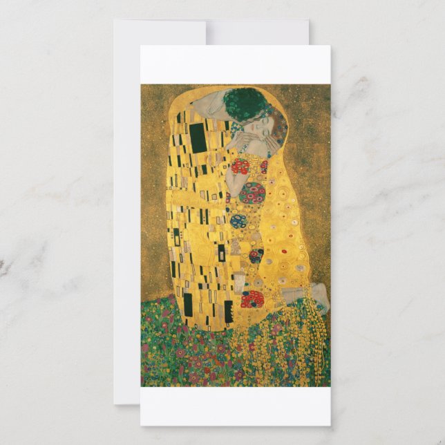Carte Le baiser - Gustav Klimt (Devant)