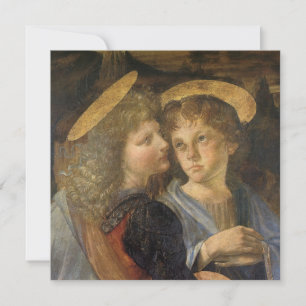 Carte Le baptême de Léonard de Vinci des anges du Christ