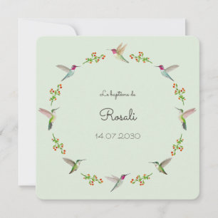 Carte Le baptême des colibris d'Anna